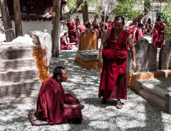 Debating monks of Sera Monastery