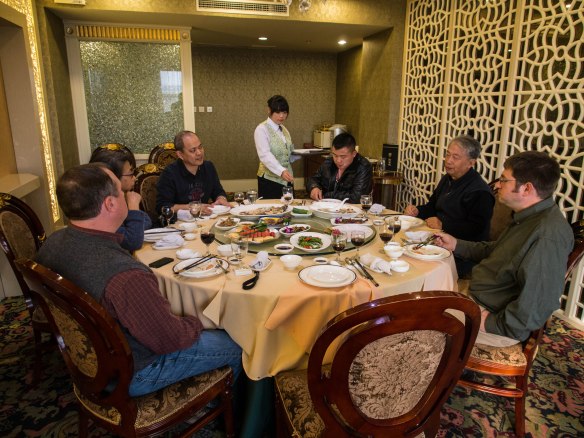 A typical private dinning room