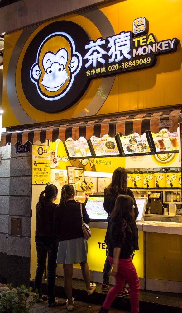 Milk an bubble teas are very popular.