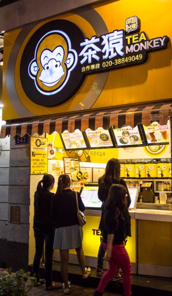 Milk an bubble teas are very popular.