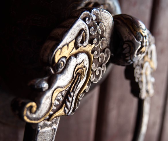 Detail of another door handle