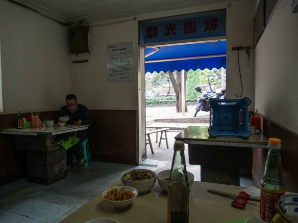 Inside the restaurant
