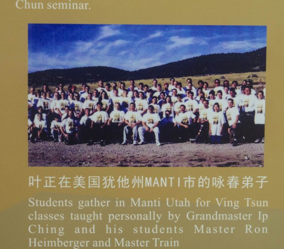 Photo of the Utah camp. I am second to right of Yip Ching with shadow across my face.