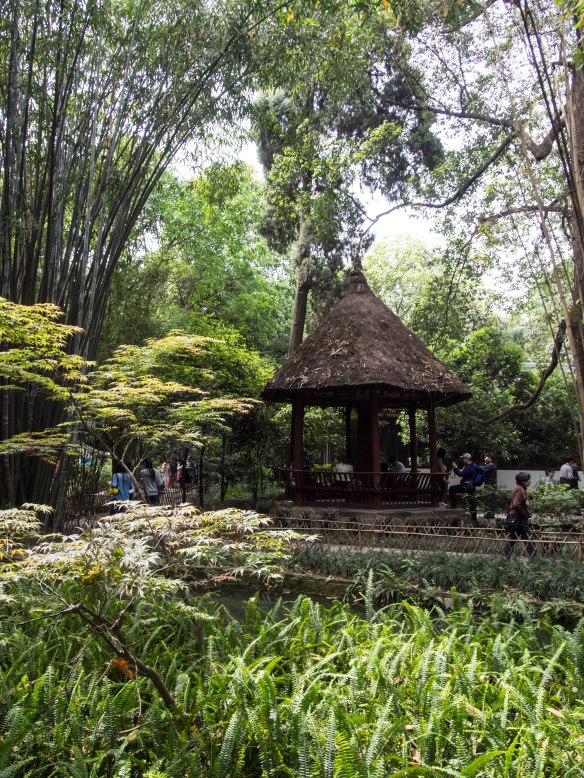 One of many pavillions