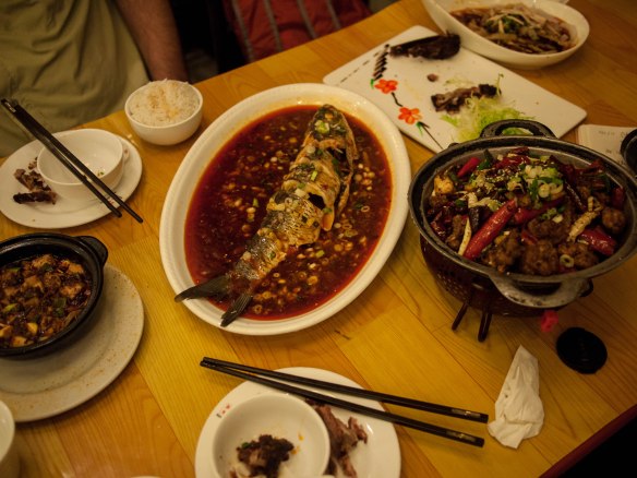 An exquisite dinner.