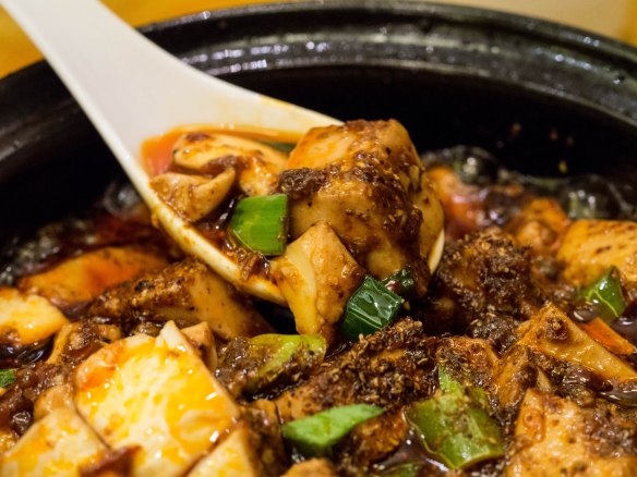 You can see the freshly ground Sichuan pepper.