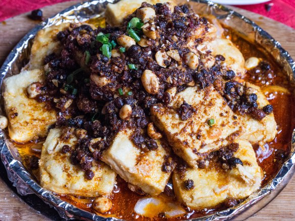 Tofu with fermented soybeans