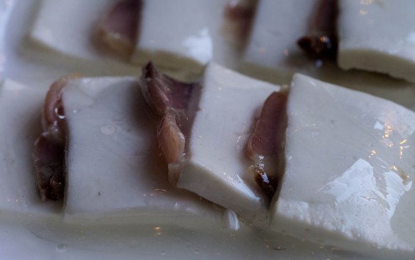 Yunnan ham with cheese. 